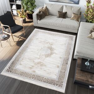 Jemný krémový koberec s ornamenty Šířka: 80 cm | Délka: 150 cm