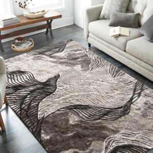 Propracovaný hnědý koberec se zajímavým ornamentem Šířka: 160 cm | Délka: 220 cm