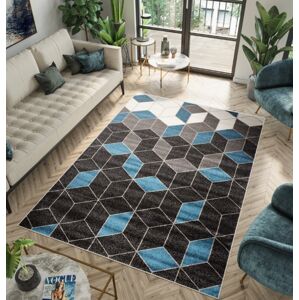 Moderní koberec s geometrickým vzorem Šířka: 140 cm | Délka: 190 cm