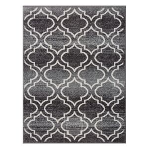 Originální šedý koberec ve skandinávském stylu Šířka: 160 cm | Délka: 220 cm