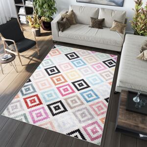 Trendy koberec s barevným geometrickým vzorem Šířka: 160 cm | Délka: 230 cm